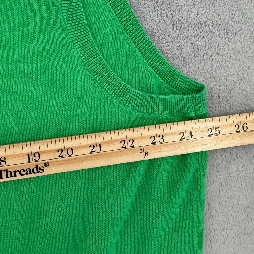 Polo Ralph Lauren Mens Green Pima Cotton V-Neck Sweater Vest Size 2XB Big Tall
